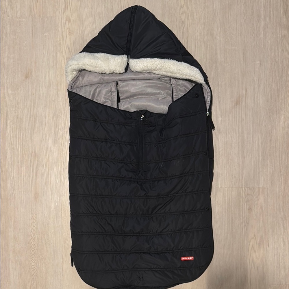 Warm Black Stroller Footmuff- lightly used
